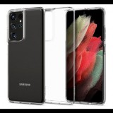Spigen Crystal Flex Samsung (G998) Galaxy S21 Ultra Crystal Clear tok átlátszó (ACS02378) (ACS02378) - Telefontok