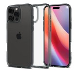 SPIGEN CRYSTAL FLEX szilikon telefonvédő (ütésállóság, légpárnás sarok) SÖTÉTSZÜRKE Apple iPhone 16 Pro Max