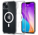 Spigen Crystal Hybrid Mag Apple iPhone 14 Plus MagSafe fehér-átlátszó műanyag mobiltelefon tok
