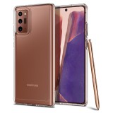 Spigen Crystal Hybrid - Samsung Galaxy Note 20 ütésálló tok - átlátszó