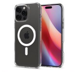 SPIGEN CRYSTAL HYBRID szilikon telefonvédő (ütésállóság, műanyag keret, MagSafe) ÁTLÁTSZÓ Apple iPhone 16 Pro Max