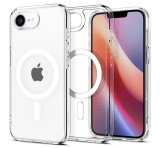 SPIGEN CRYSTAL HYBRID szilikon telefonvédő (ütésállóság, műanyag keret, MagSafe) ÁTLÁTSZÓ Apple iPhone 16e