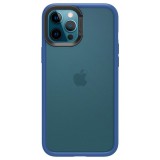 Spigen CYRILL Apple iPhone 12 Pro Max tok Color Brick Linen Blue - áttetsző-kék (ACS01647) (ACS01647)