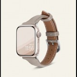 Spigen  Cyrill Kajuk Apple Watch 41/40/38mm valódi bőr szíj krém (AMP05440) (AMP05440) - Szíj