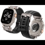 Spigen DuraPro Armor Apple Watch Ultra 2/1 (49mm) / 9/8/7 45mm / SE/6/5/4 44mm / 3/2/1 42mm óraszíj, fekete (AMP07591)