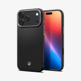 Spigen Enzo Aramid T case for iPhone 17 Pro Max Black Silver ACS09905