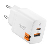 SPIGEN ESSENTIAL EE202EU 2-PORT NETWORK töltő 20W fehér