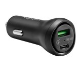 Spigen Essential F31QC Quick Charge 3.0 autós töltő adapter, 30W, fekete 000CP25597 Spigen 45974