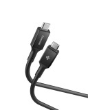 Spigen Essential USB C to USB C 100W Cable 1m Black ACA09459