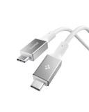Spigen Essential USB-C to USB-C 100W Fabric Cable 1,5m White ACA10420