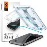 Spigen "EZ FIT" edzett üveg felhelyezést segítő kerettel Samsung Galaxy S24 (S921) - 2db