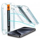 Spigen EZ FIT GLAS.tR iPhone 15 Pro kijelzővédő (AGL06892) (AGL06892)