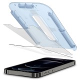 Spigen EZ FIT GLAS.tR SLIM Apple iPhone 12/iPhone 12 Pro kijelzővédő (AGL01801) (AGL01801) - Kijelzővédő fólia