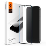 Spigen Full Coverage HD Tempered Glass Apple iPhone 13/13 Pro kijelzővédő fekete kerettel (AGL03392) (AGL03392) - Kijelzővédő fólia