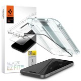 Spigen Glas.TR "EZ FIT" FC iPhone 15 Plus készülékhez edzett üveg kijelzővédő fekete