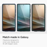 Spigen GLAS.TR"EZ FIT" HD edzett üveg kijelzővédő felhelyezést segítő kerettel Samsung Galaxy S25 Ultra - 2db