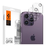 Spigen Glas.tR Optik Apple 16 Pro / 16 Pro Max / 15 Pro / 15 Pro Max / 14 Pro / 14 Pro Max Tempered kameravédő fólia (2db)