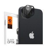 Spigen "Glas.tR SLIM EZ Fit Optik Apple iPhone 15/14 Pro Max/15/14 Pro Tempered kameravédő fólia, fekete (2db)