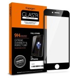 Spigen GLAS.tR Slim Full Cover Apple iPhone SE (2022)/SE (2020)/8/7 edzett üveg kijelzővédő fekete kerettel (AGL01314) (AGL01314) - Kijelzővédő fólia