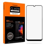 Spigen GLAS.tR Slim Full Cover Samsung Galaxy A50/A30 edzett üveg kijelzővédő (fekete keret)  (611GL26283) (611GL26283) - Kijelzővédő fólia