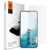 Spigen Glas.tR Slim HD Samsung Galaxy S22 edzett üveg kijelzővédő fólia (AGL04155) (AGL04155) - Kijelzővédő fólia