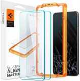 Spigen Glass tR AlignMaster 2 Pack for Google Pixel 8 Pro AGL07395