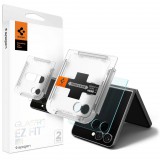 Spigen Glass tR EZ Fit HD 2 Pack for Samsung Galaxy Z Flip7 AGL09585