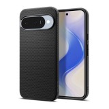 Spigen Google Pixel 10  liquid air szilikon telefonvédő (ütésállóság, légpárnás sarok, rombusz) fekete