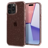 Spigen iPhone 15 Pro Max Case Liquid Crystal Glitter Rose Quartz ACS06560