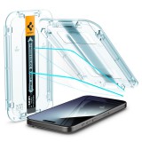 Spigen iPhone 15 Pro Screen Protector EZ FIT GLAS.tR Transparency (2 db) AGL06892