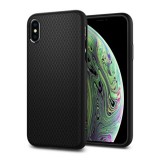 Spigen Liquid Air Apple iPhone Xs Matte Black tok (fekete)