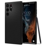 Spigen Liquid Air, matte black - Samsung Galaxy S22 Ultra ACS03915
