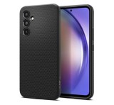 SPIGEN LIQUID AIR szilikon telefonvédő (ütésállóság, légpárnás sarok, rombusz) FEKETE Samsung Galaxy A35 5G (SM-A356)