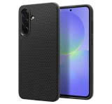 SPIGEN LIQUID AIR szilikon telefonvédő (ütésállóság, légpárnás sarok, rombusz) FEKETE Samsung Galaxy A36 5G (SM-A366)