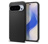 SPIGEN LIQUID AIR szilikon telefonvédő (ütésállóság, légpárnás sarok, rombusz, MagSafe) FEKETE Google Pixel 10 Pro XL