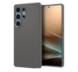 SPIGEN LIQUID AIR szilikon telefonvédő (ütésállóság, légpárnás sarok, rombusz) SÖTÉTSZÜRKE Samsung Galaxy S25 Ultra (SM-S938)