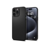 Spigen Liquid Air ütésálló tok - Apple iPhone 15 Pro - fekete