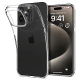 Spigen Liquid Crystal Apple iPhone 15 Pro Max Tok - Átlátszó (ACS06557)