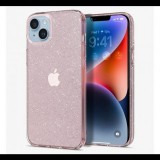 Spigen Liquid Crystal Glitter Apple iPhone 14 Rose Quartz tok átlátszó (ACS05035) (ACS05035) - Telefontok
