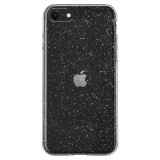 Spigen Liquid Crystal Glitter Apple iPhone SE (2020) tok áttetsző-csillámos (042CS21760) (042CS21760) - Telefontok