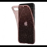 Spigen Liquid Crystal Glitter Apple iPhone SE (2020) tok rózsaszín áttetsző-csillámos (042CS21419) (042CS21419) - Telefontok