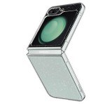 SPIGEN LIQUID CRYSTAL GLITTER szilikon telefonvédő (közepesen ütésálló, légpárnás sarok, csillámporos) ÁTLÁTSZÓ Samsung Galaxy Z Flip5 5G (SM-F731)