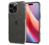 SPIGEN LIQUID CRYSTAL GLITTER szilikon telefonvédő (ütésállóság, légpárnás sarok, csillámporos) ÁTLÁTSZÓ Apple iPhone 16 Pro Max