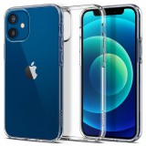 Spigen Liquid Crystal - iPhone 12 Mini szilikon tok - átlátszó