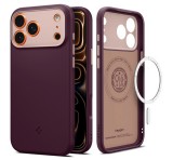 SPIGEN NANO POP szilikon telefonvédő (kameravédő, MagSafe) BURGUNDY Apple iPhone 17 Pro Max