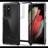 Spigen Neo Hybrid Crystal Samsung G998 Galaxy S21 Ultra Black tok, fekete (ACS02358) (ACS02358) - Telefontok
