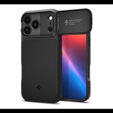 Spigen OPTIK ARMOR MAG szilikon telefonvédő (kameravédő, MagSafe) FEKETE Apple iPhone 17 Pro Max (ACS09900) (ACS09900)
