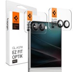 SPIGEN OPTIK PRO HD kameravédő üveg 2db (9H, csak lencse) FEKETE Samsung Galaxy Z Flip7 (SM-F766)