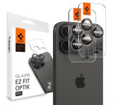 SPIGEN OPTIK PRO kameravédő üveg 2db (9H, csak lencse) TITÁNIUM Apple iPhone 16 Pro Max 5G, iPhone 16 Pro 5G