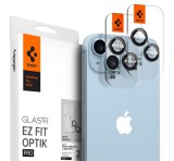 SPIGEN OPTIK PRO kameravédő üveg 2db (9H) FEKETE Apple iPhone 14 Plus, iPhone 14, iPhone 15 Plus